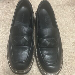 Black Leather Loafers